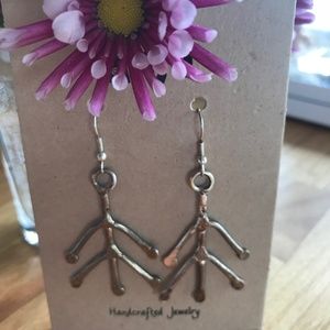 Playful Metal Earrings Handcrafted in India